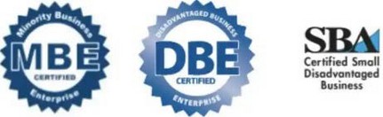 MBE Certified, DBE Certified and SBA Certified Small Disadvantaged Business